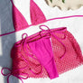 ‘Stella’ mesh bikini set in Pink (8893695230235)