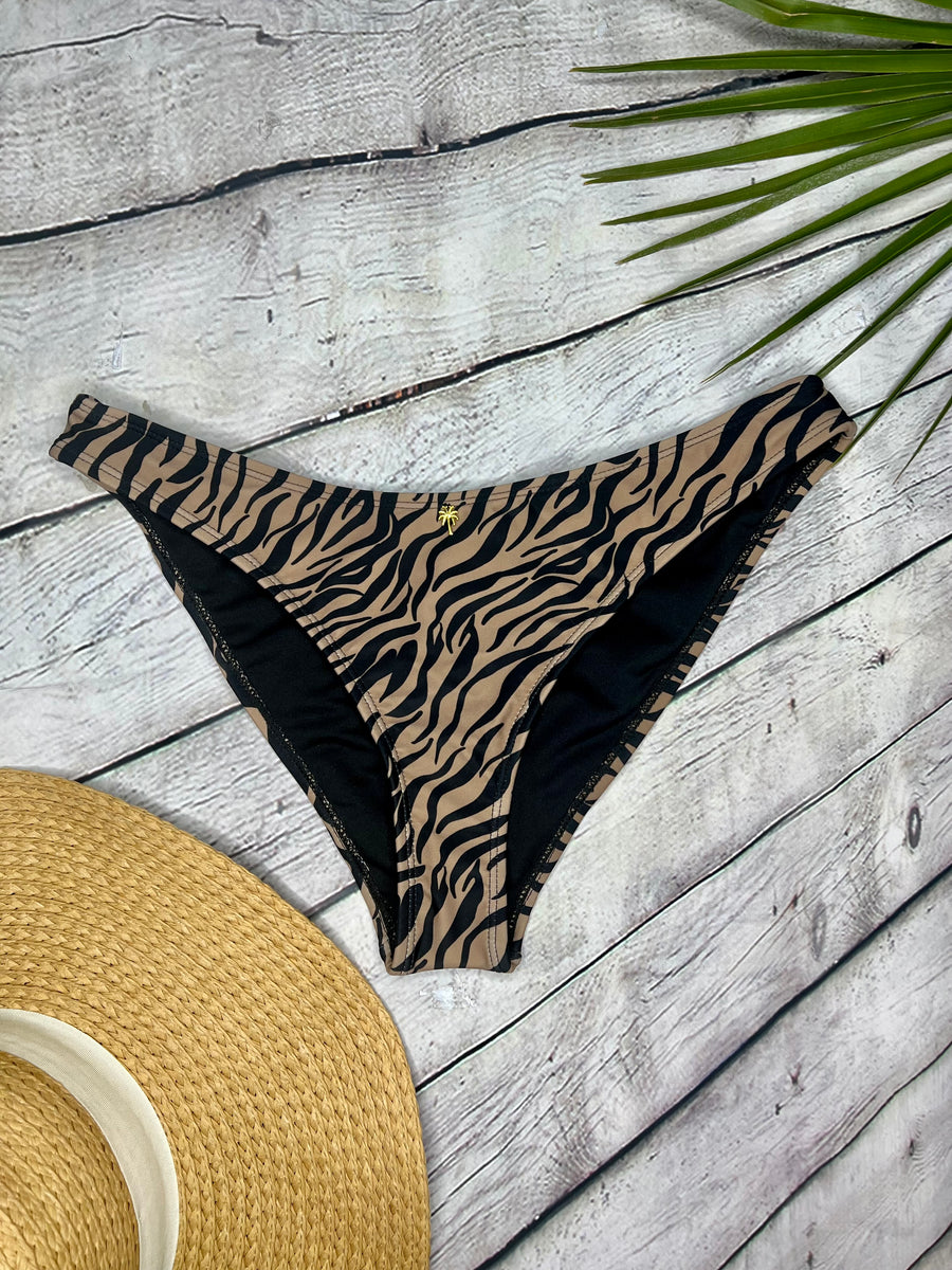 Ibiza Luxe Classic Bikini Bottoms in Zebra (6777214926957)