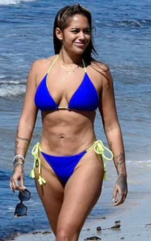‘ Georgia ‘ Brazilian bikini in Blue (8206142636315)