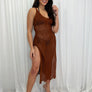 ‘Seychelles’ brown crochet beach dress (8110583513371)