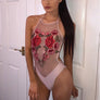 ‘Floral Mesh’ one piece - Bikini Genie (32610254868)