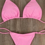 ‘ Molly ‘ baby pink thong bikini (4524014108781)