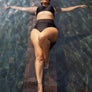 'Serena' High Waist Bikini -black- Curve Range - Bikini Genie (42937090068)
