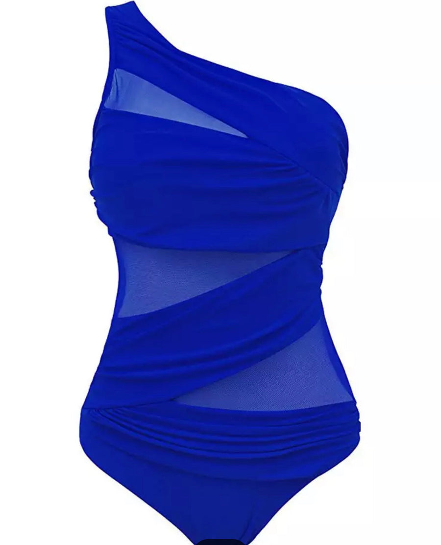 ‘Holly’ Blue One Piece - Bikini Genie (1477095424109)
